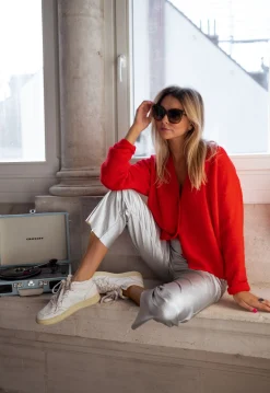 Discount Gilet Gina - rougeEasy Clothes Femme Pulls & Gilets