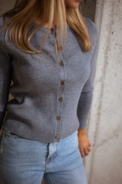 Clearance Gilet Hélo - GrisEasy Clothes Femme Pulls & Gilets