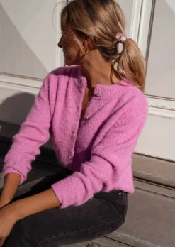 Fashion Gilet Kyle Rose - Doux - Vêtements Tendances FemmeEasy Clothes Femme Pulls & Gilets