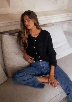 Shop Gilet Lyno - noirEasy Clothes Femme Pulls & Gilets