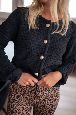 Shop Gilet Lyno - noirEasy Clothes Femme Pulls & Gilets