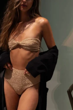 Cheap Haut Bikini Lewis - doré à paillettesEasy Clothes Femme Body & Lingerie