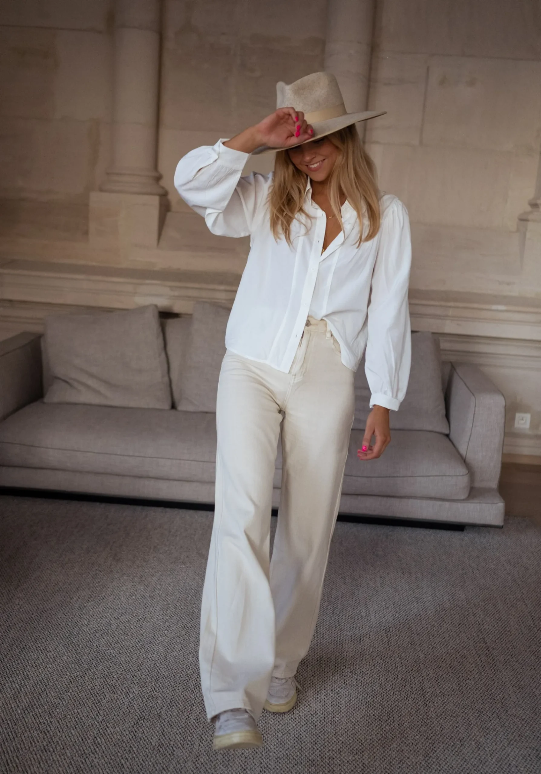 Cheap Jeans Anatole - beigeEasy Clothes Femme Jeans