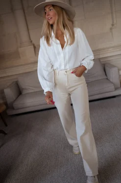 Cheap Jeans Anatole - beigeEasy Clothes Femme Jeans