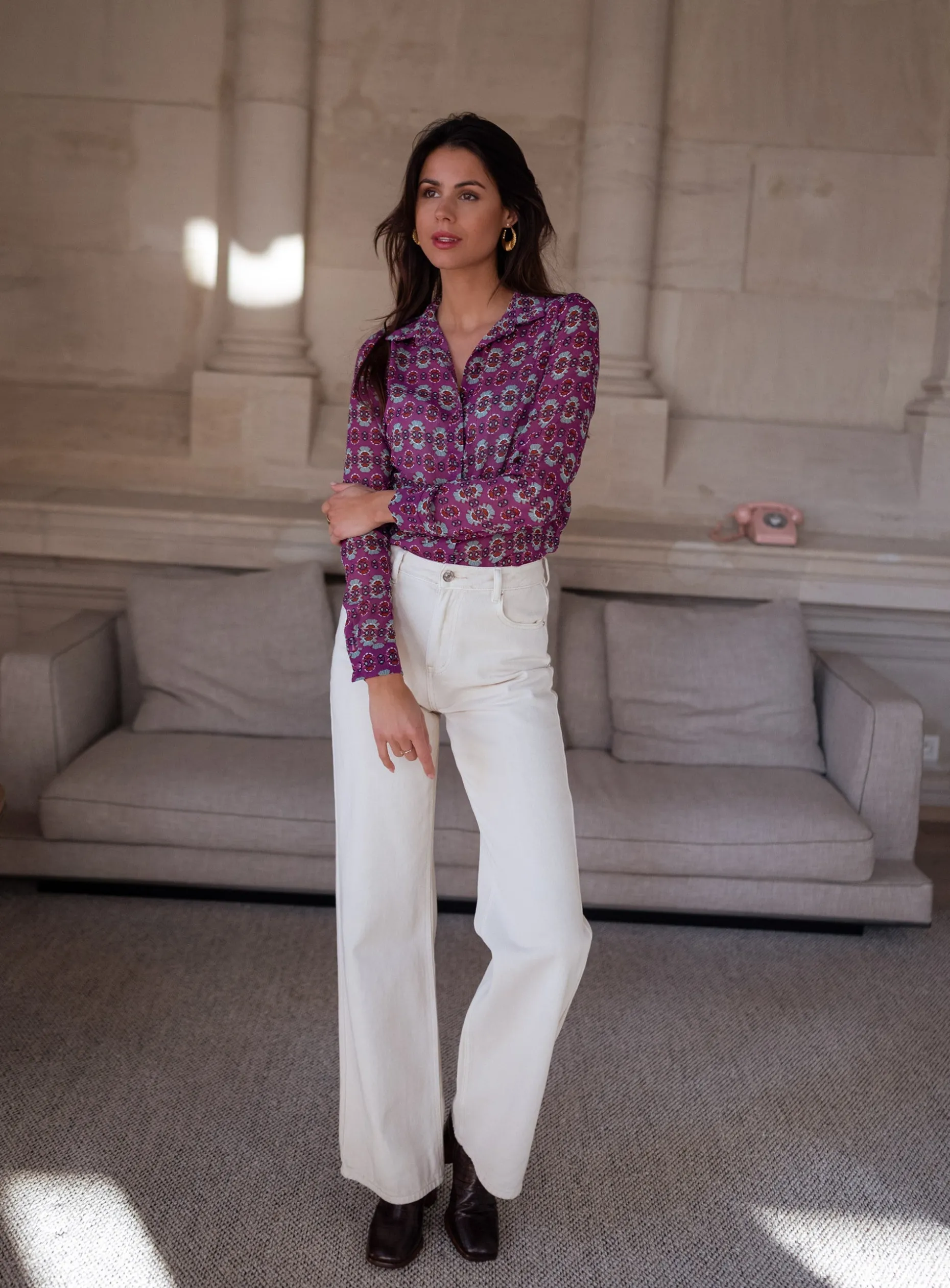 Cheap Jeans Anatole - beigeEasy Clothes Femme Jeans