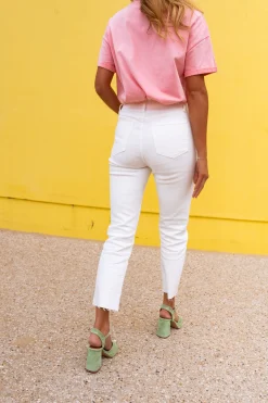 Best Sale Jeans Baptiste blanc | Jeans coupe carotte | Prêt-à-porter en ligne | Easy Clothes Femme Jeans
