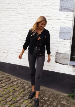 Clearance Jeans Baptiste Gris - Taille Haute - Vêtements FemmeEasy Clothes Femme Jeans