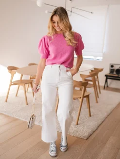 Best Jeans Bastian - blancEasy Clothes Femme Jeans