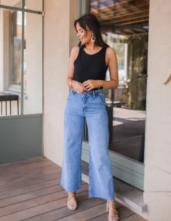 Fashion Jeans Bastian - bleuEasy Clothes Femme Jeans