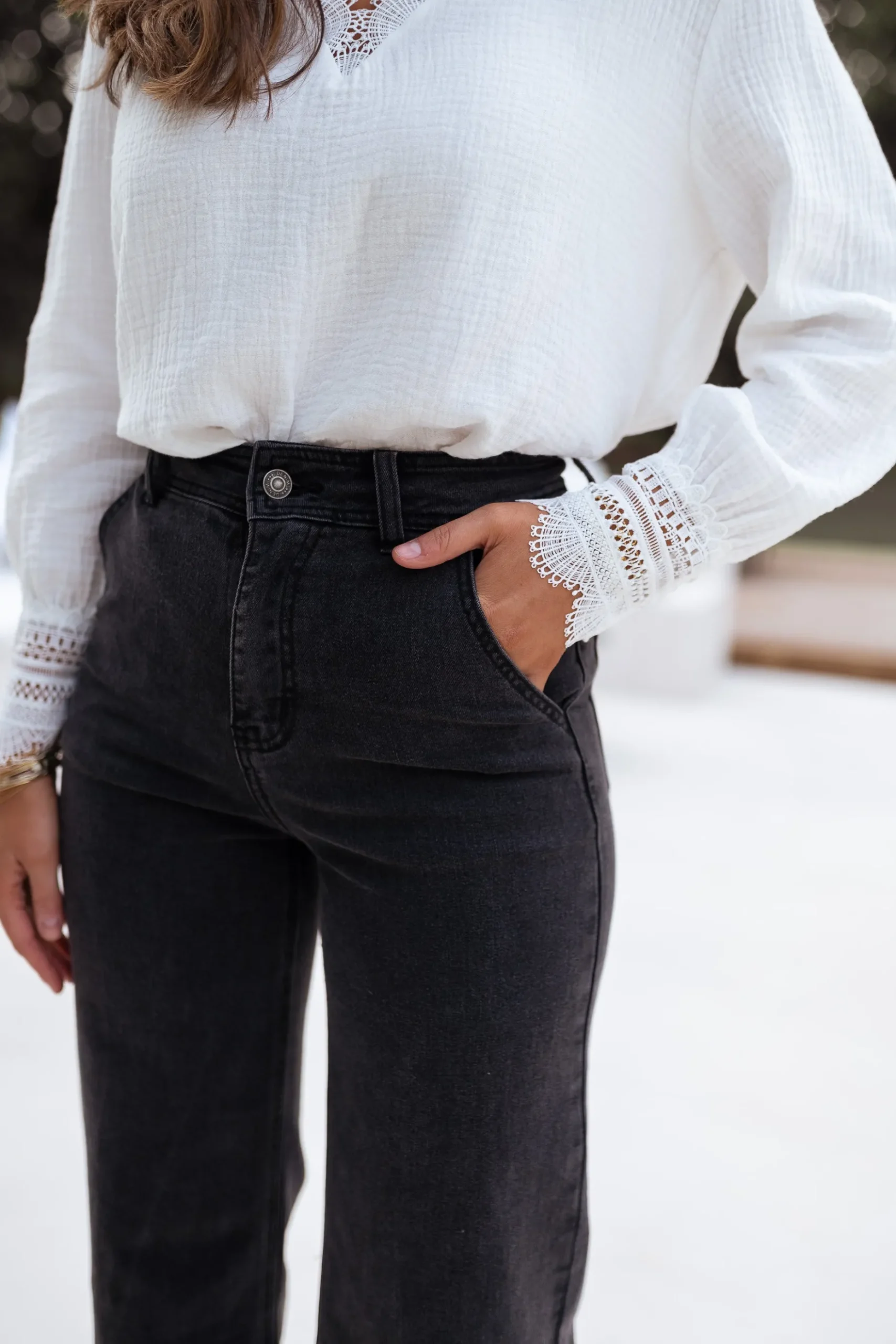 Cheap Jeans Bastian - gris foncéEasy Clothes Femme Jeans