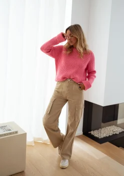 Online Jeans cargo Laurel - beigeEasy Clothes Femme Jeans