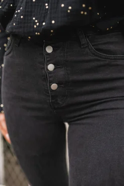 Outlet Jeans Emile - noirEasy Clothes Femme Jeans