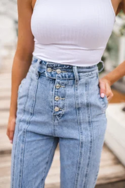 Fashion Jeans Harvey - bleuEasy Clothes Femme Jeans