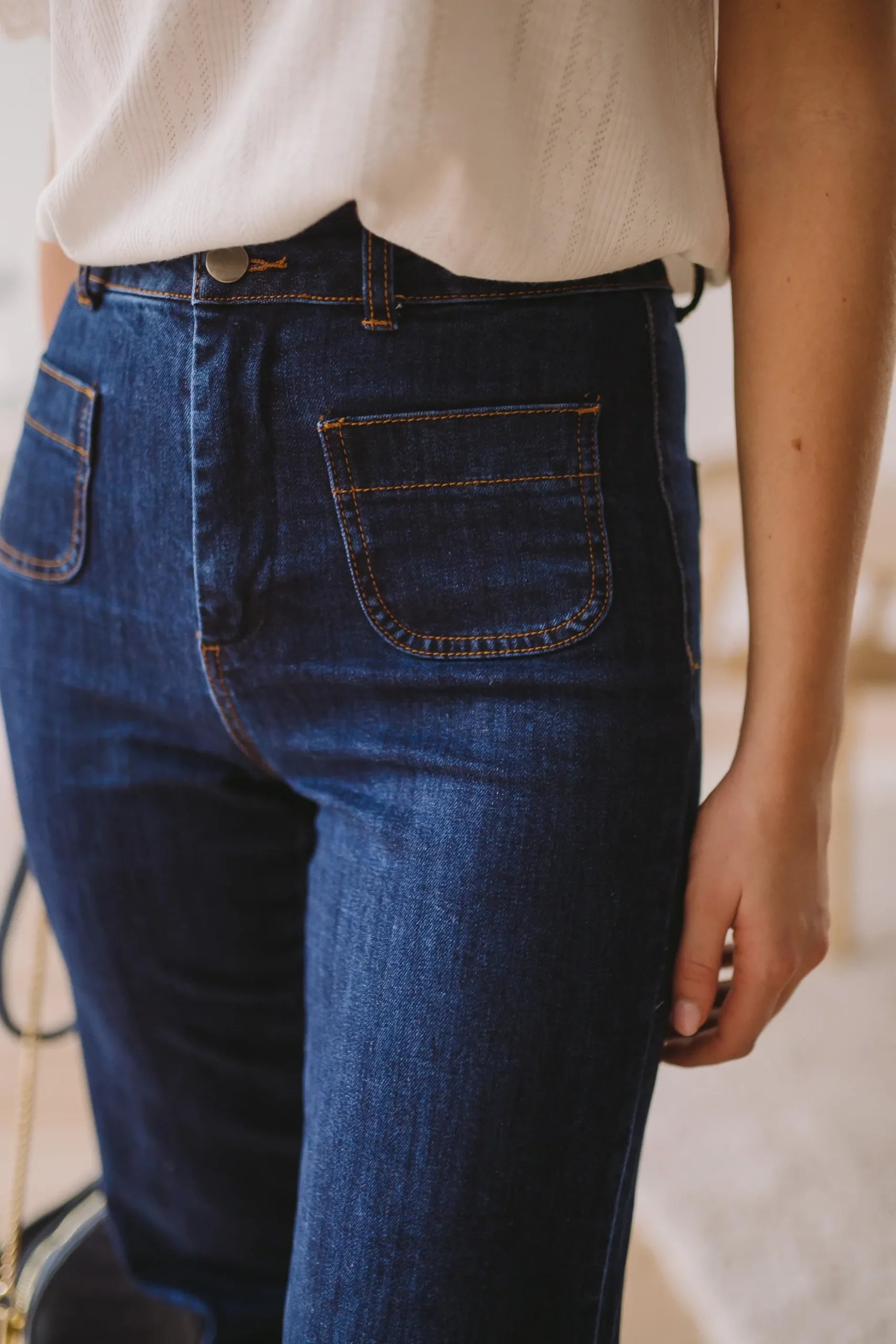 Clearance Jeans Hugues - bleu foncéEasy Clothes Femme Jeans