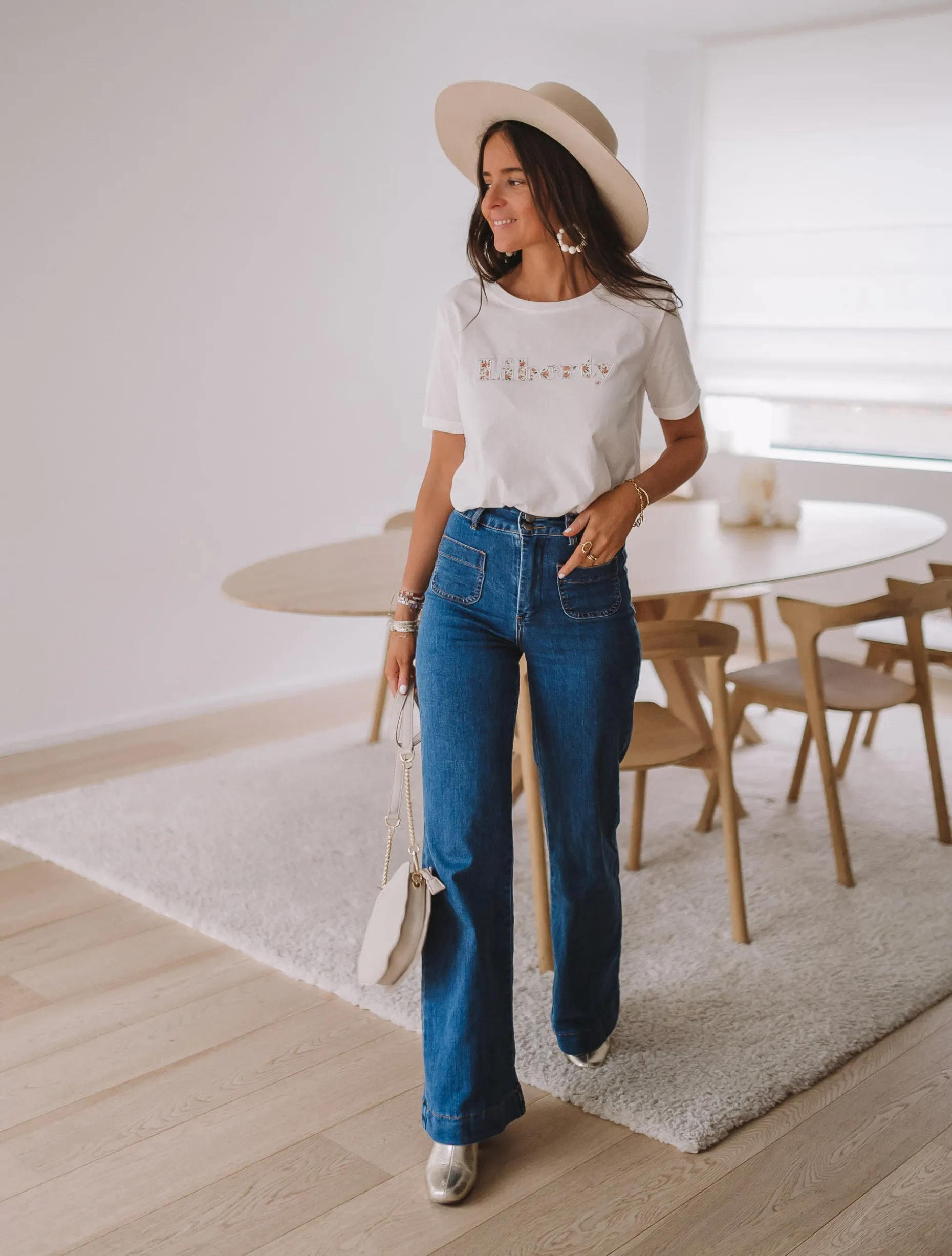 Discount Jeans Hugues - bleu moyenEasy Clothes Femme Jeans