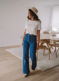 Discount Jeans Hugues - bleu moyenEasy Clothes Femme Jeans