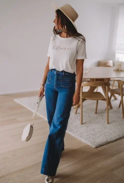 Discount Jeans Hugues - bleu moyenEasy Clothes Femme Jeans