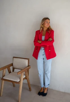 Cheap Jeans Maddie - Bleu Clair - Taille HauteEasy Clothes Femme Jeans