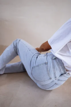 Cheap Jeans Maddie - Bleu Clair - Taille HauteEasy Clothes Femme Jeans