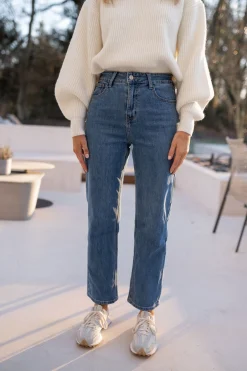 Discount Jeans Solan - bleu moyenEasy Clothes Femme Jeans