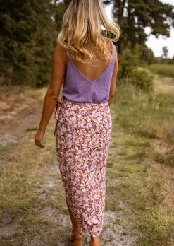 Sale Jupe Fleurie Dolo - Mi Longue - Fluide & LégèreEasy Clothes Femme Jupes & Shorts