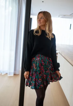 Best Sale Jupe Julie - verte à motifsEasy Clothes Femme Jupes & Shorts