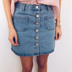 Discount Jupe Mazarine - bleue claireEasy Clothes Femme Jupes & Shorts