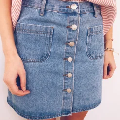 Discount Jupe Mazarine - bleue claireEasy Clothes Femme Jupes & Shorts