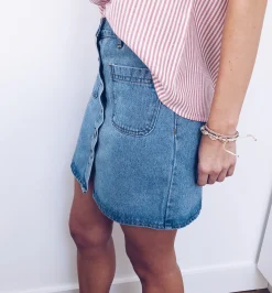 Discount Jupe Mazarine - bleue claireEasy Clothes Femme Jupes & Shorts