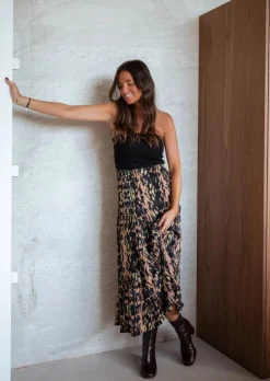 Store Jupe Robbie - À Motifs - Mi Longue - Taille HauteEasy Clothes Femme Jupes & Shorts