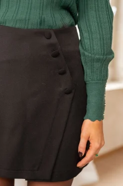 New Jupe short Calvy CREATION - noireEasy Clothes Femme Jupes & Shorts