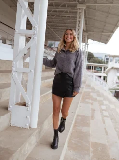 Discount Jupe-short Elias - noirEasy Clothes Femme Jupes & Shorts