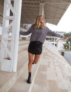 Discount Jupe-short Elias - noirEasy Clothes Femme Jupes & Shorts