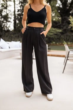 Hot Pantalon Anas - noirEasy Clothes Femme Pantalons