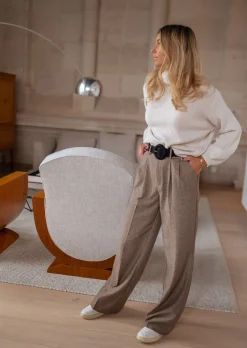 Discount Pantalon Arthur - chocolatEasy Clothes Femme Pantalons