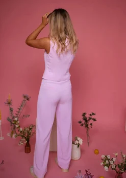 Fashion Pantalon Costume Rose | Myriam | Vêtements FemmeEasy Clothes Femme Pantalons