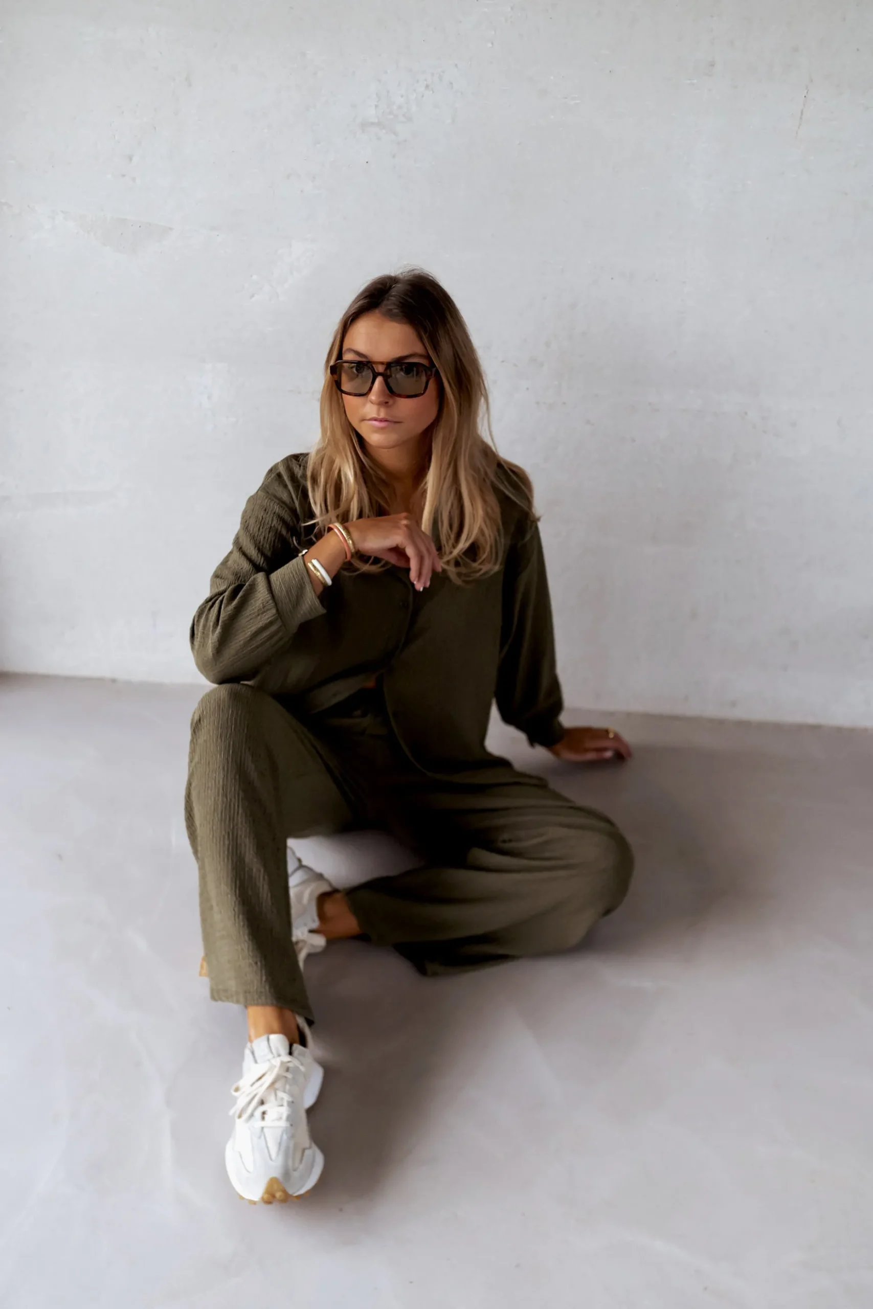 Outlet Pantalon Dallas - kakiEasy Clothes Femme Pantalons