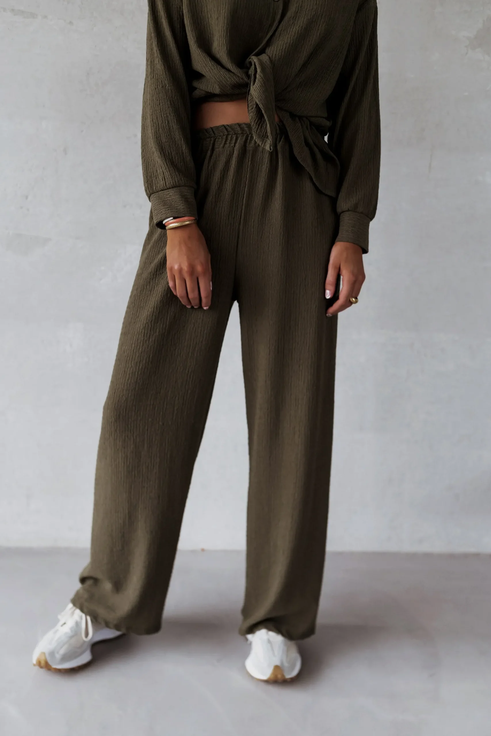 Outlet Pantalon Dallas - kakiEasy Clothes Femme Pantalons