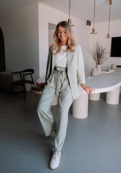 Store Pantalon Dixon - vert saugeEasy Clothes Femme Pantalons