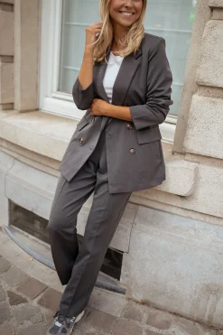 Store Pantalon Ellie - grisEasy Clothes Femme Pantalons