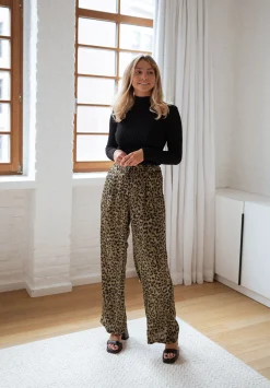 New Pantalon Enouk - léopard vertEasy Clothes Femme Pantalons