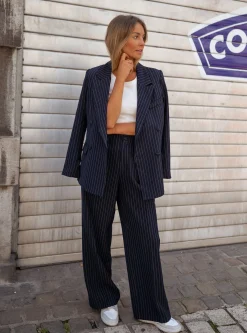 Fashion Pantalon Jimmy - bleu foncéEasy Clothes Femme Pantalons