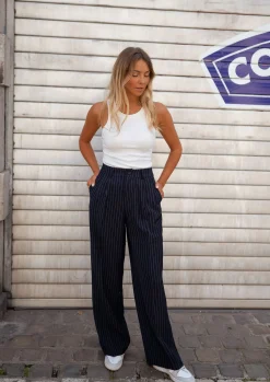 Fashion Pantalon Jimmy - bleu foncéEasy Clothes Femme Pantalons