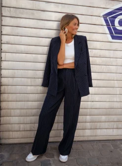 Fashion Pantalon Jimmy - bleu foncéEasy Clothes Femme Pantalons