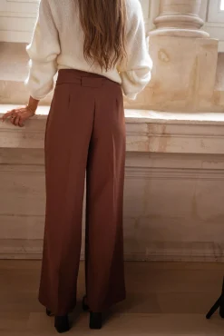 Fashion Pantalon Kalie - chocolatEasy Clothes Femme Pantalons