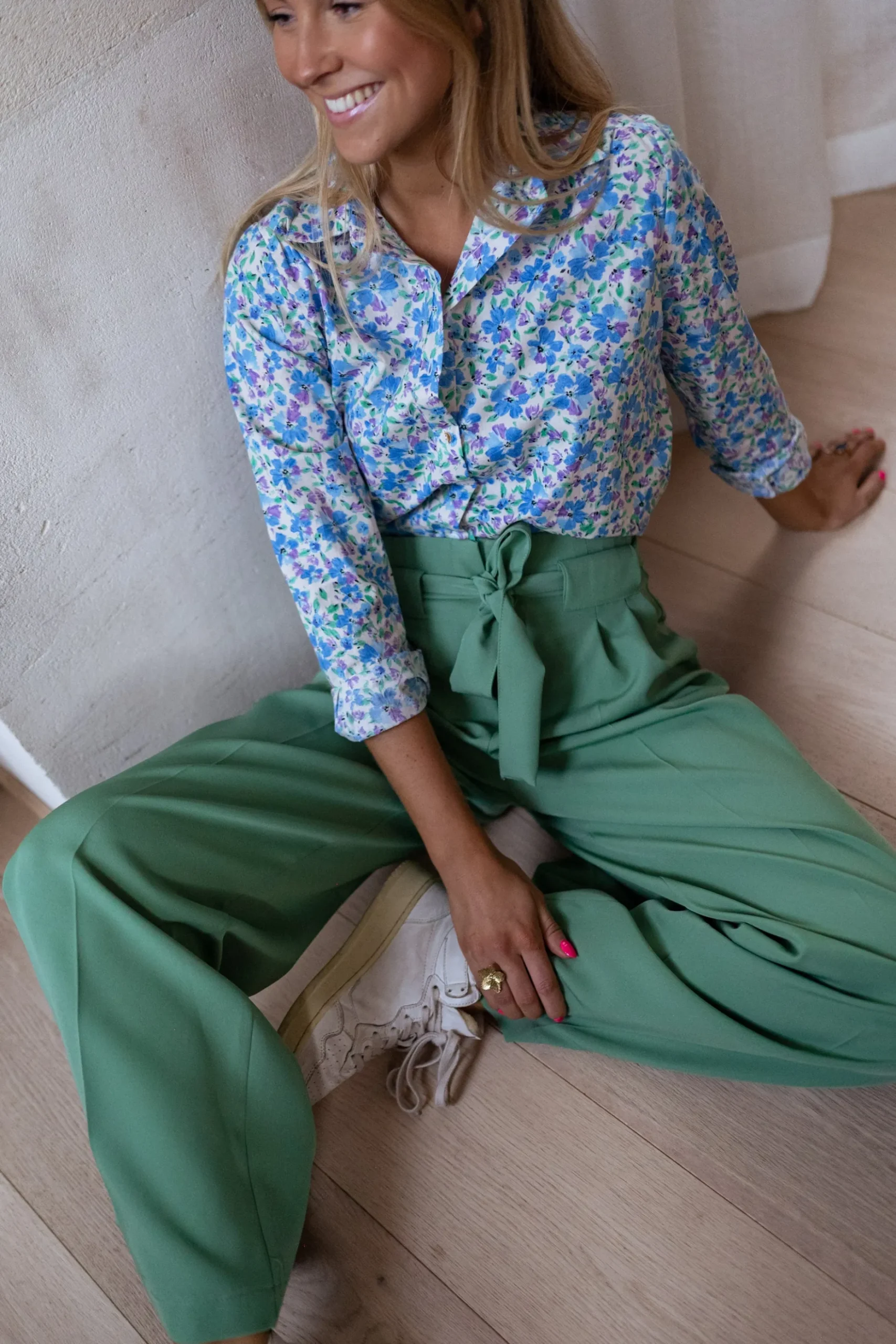 Fashion Pantalon Kalie - vert d’eauEasy Clothes Femme Pantalons