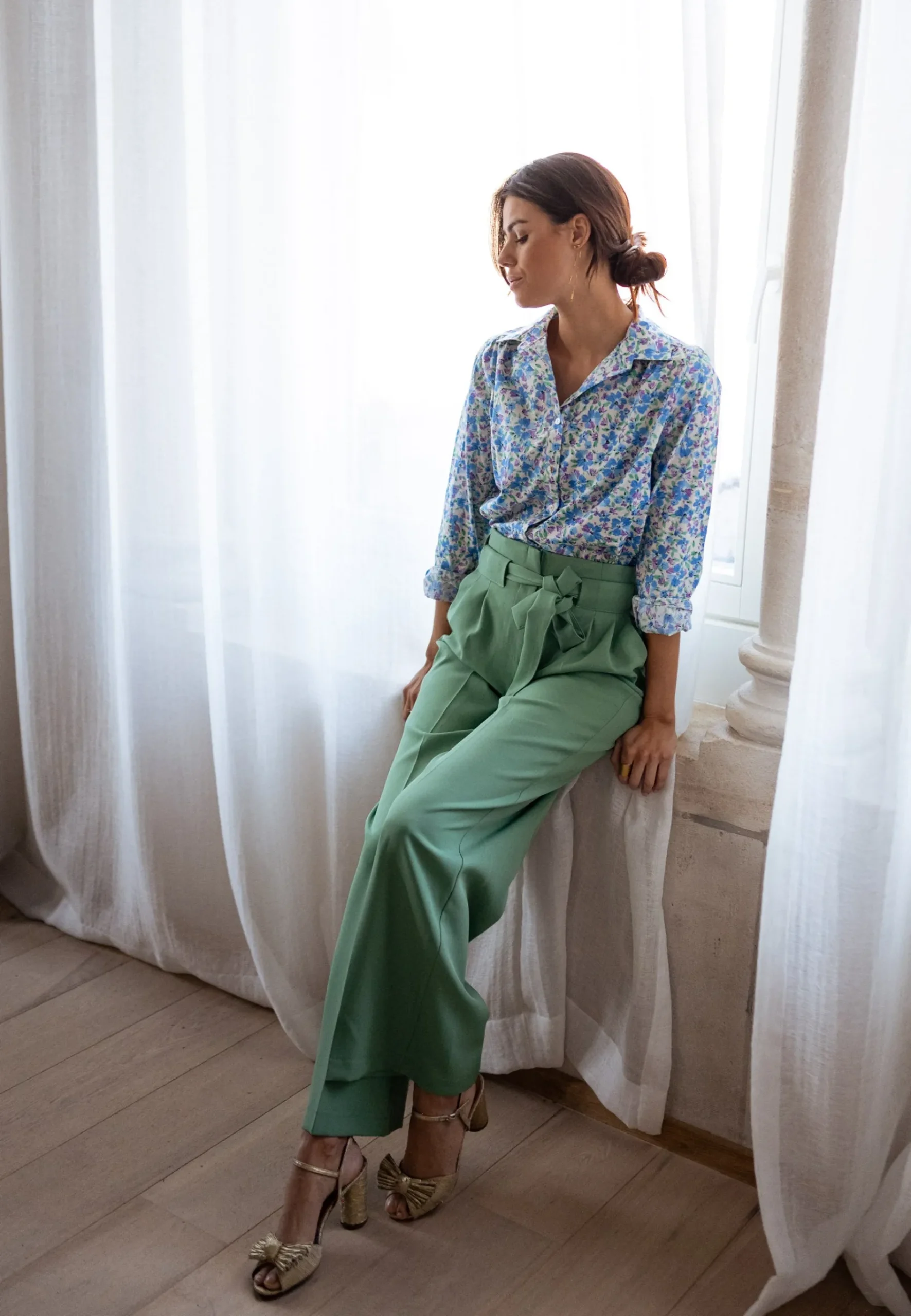 Fashion Pantalon Kalie - vert d’eauEasy Clothes Femme Pantalons