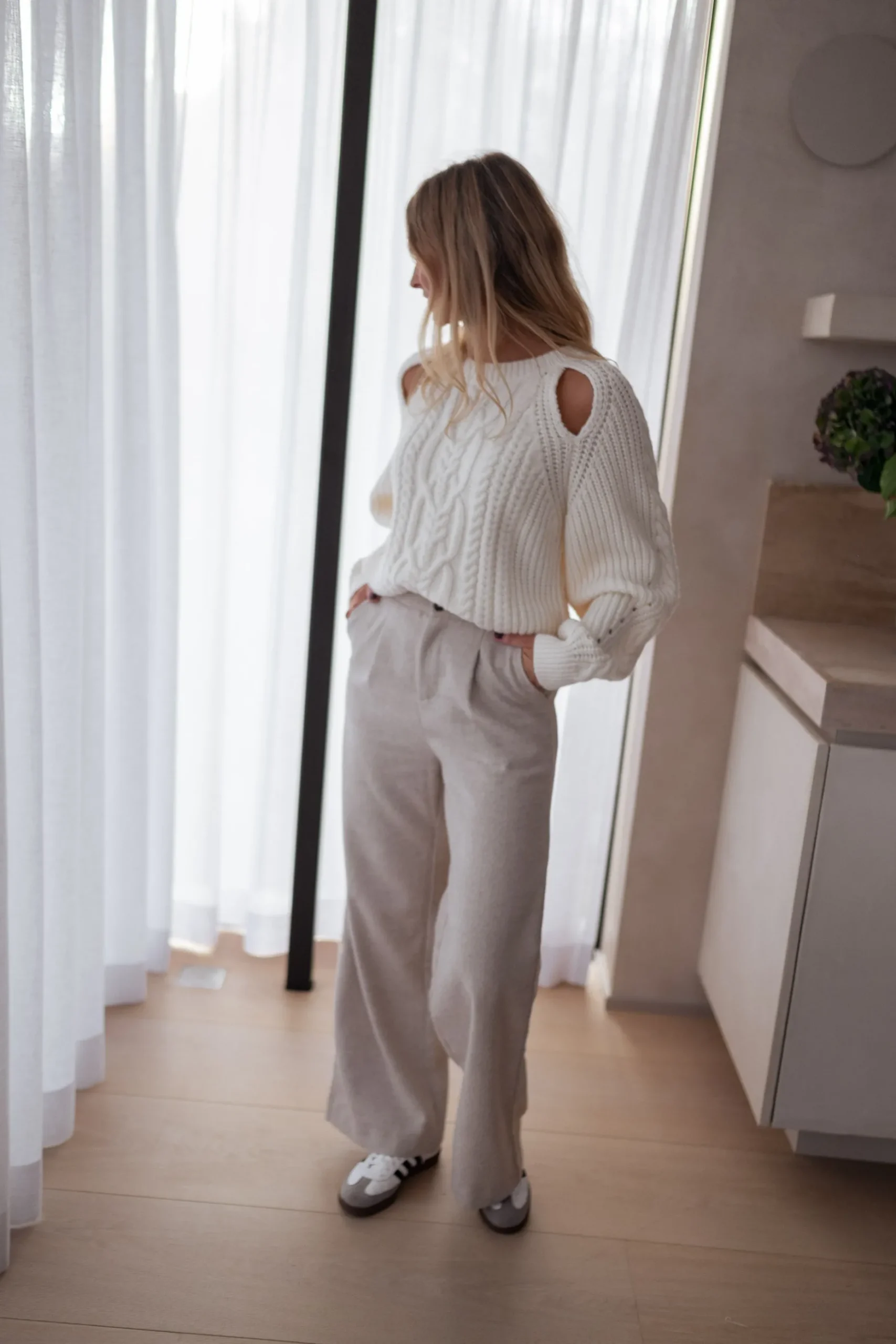 Online Pantalon Marcus - beigeEasy Clothes Femme Pantalons