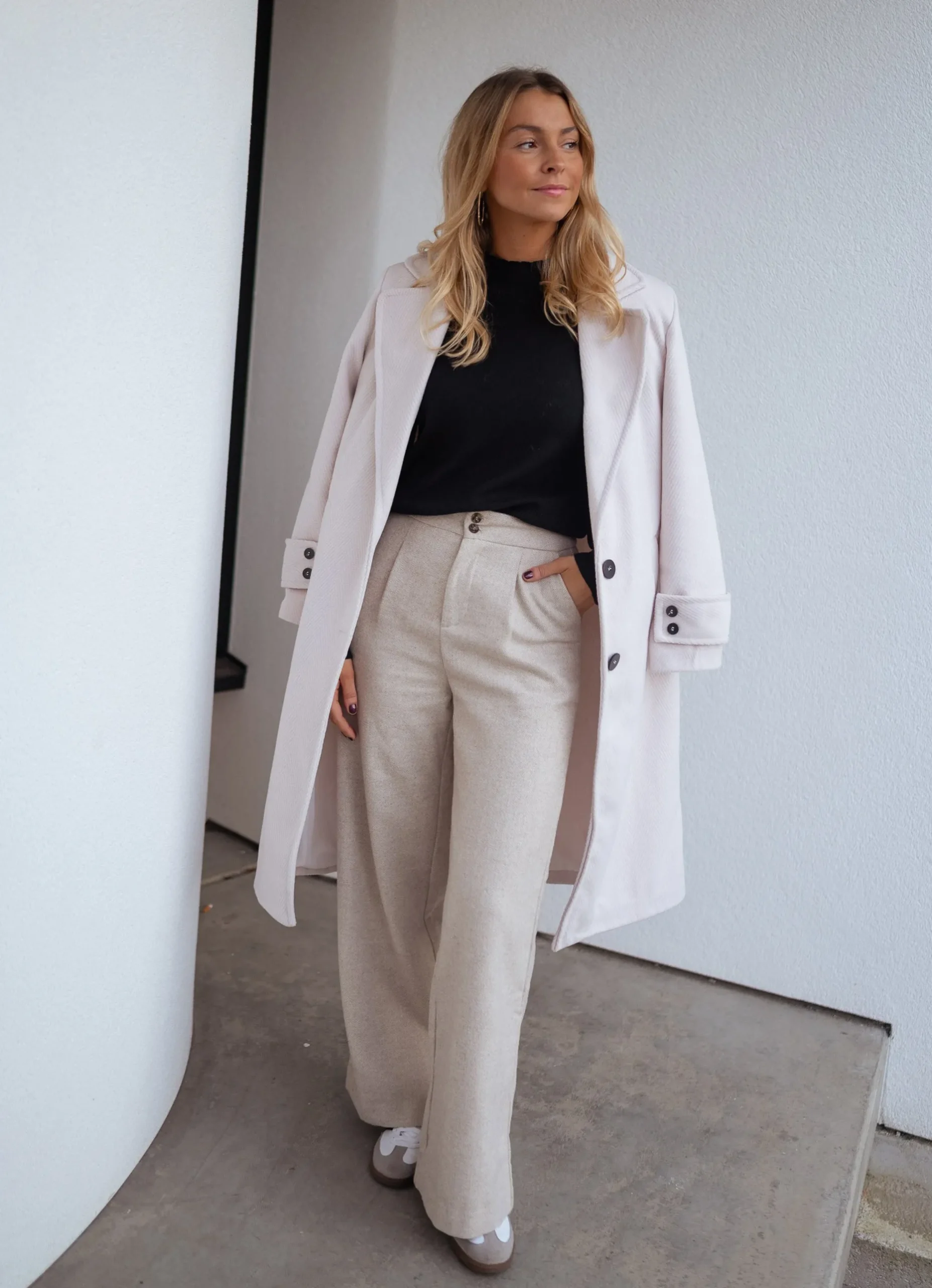 Online Pantalon Marcus - beigeEasy Clothes Femme Pantalons