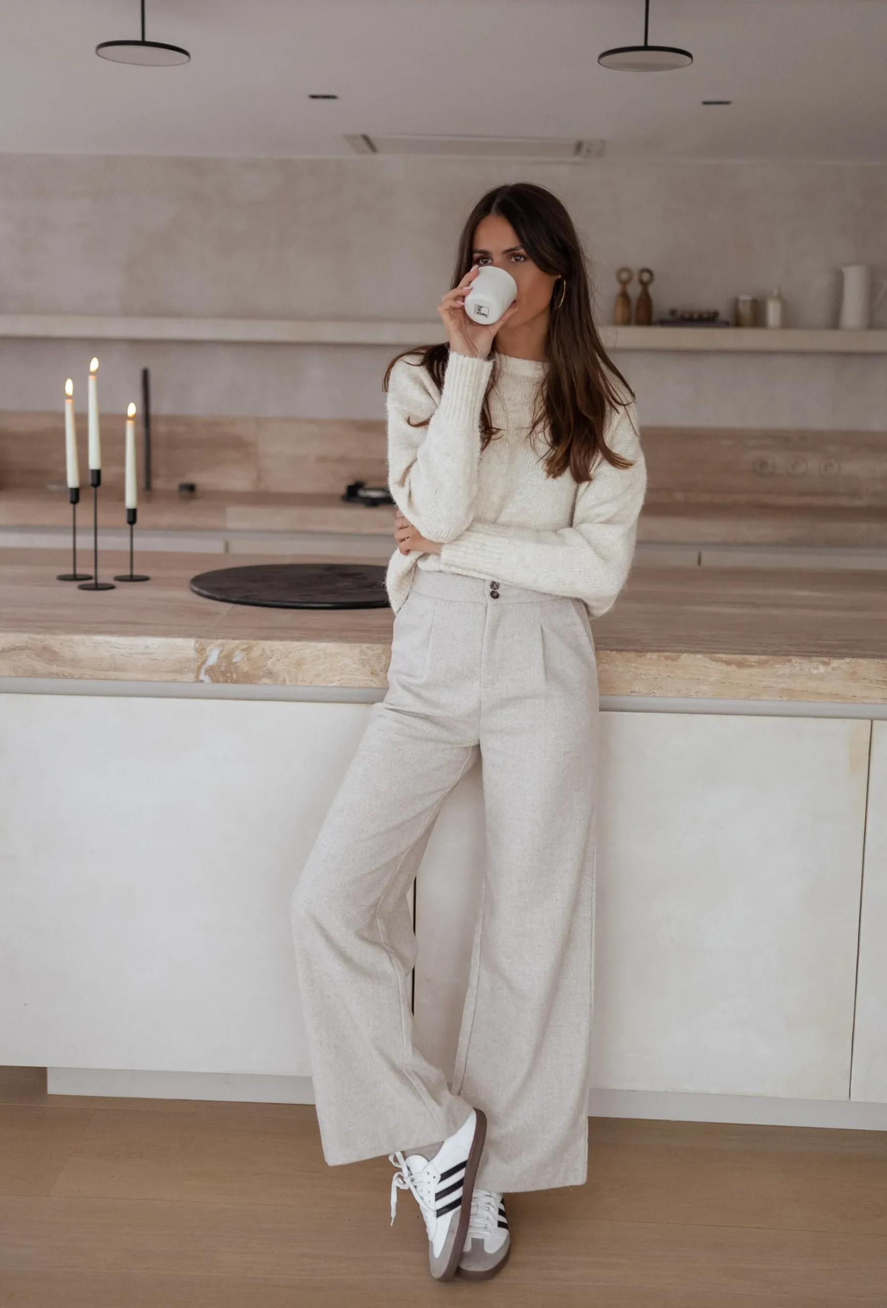 Online Pantalon Marcus - beigeEasy Clothes Femme Pantalons